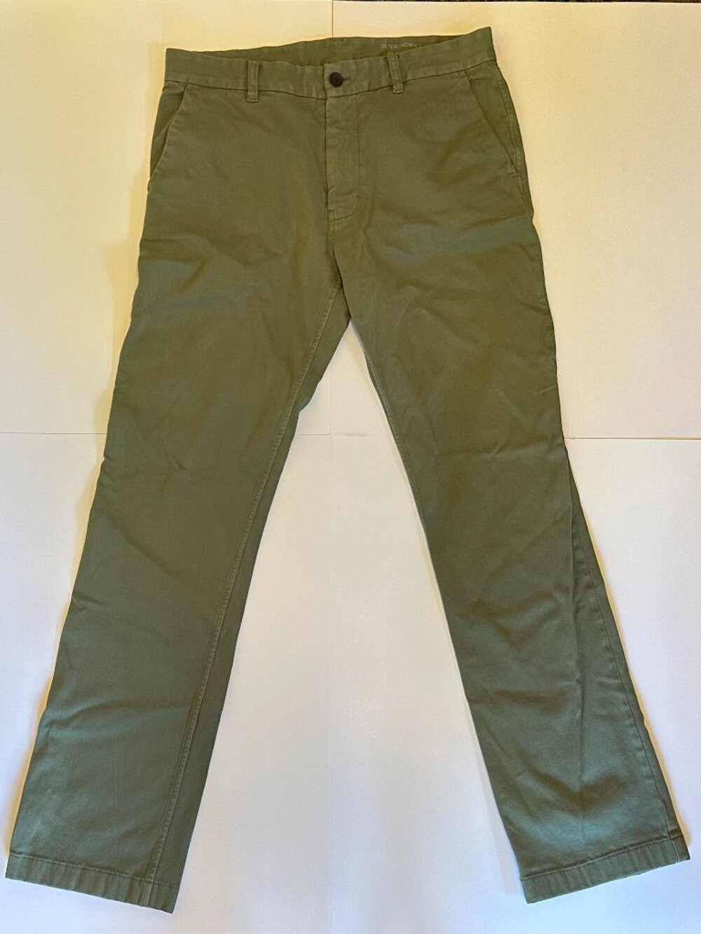 Outerknown S.E.A. Legs Pants Olive Green 31x32 Sustainable Men’s Chinos Khakis